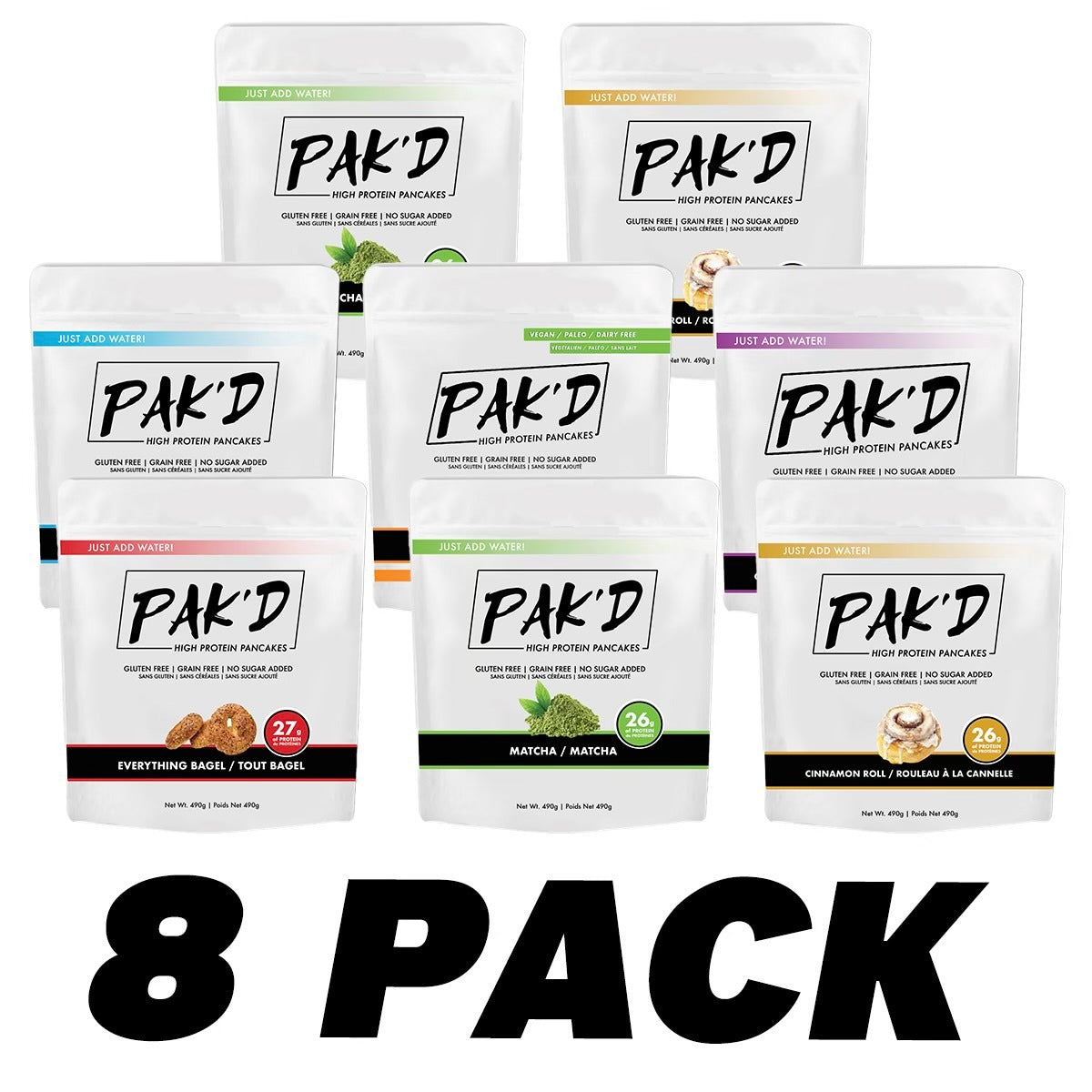 Build Your Own Pak'd Bundle - 8 Mixes