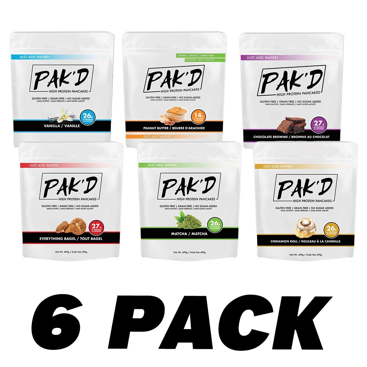 Build Your Own Pak'd Bundle - 6 Mixes