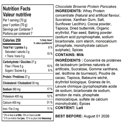 Chocolate Brownie High Protein Pancake Mix